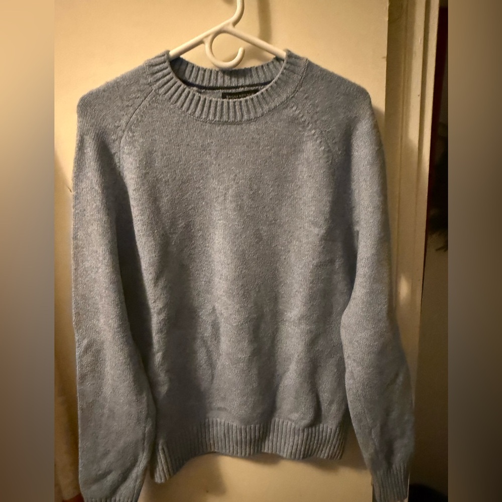 Thick Light Blue Crewneck Sweater